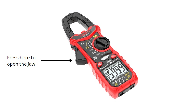 usage of a clamp meter