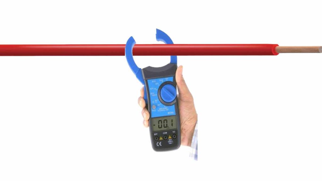 use a clamp meter