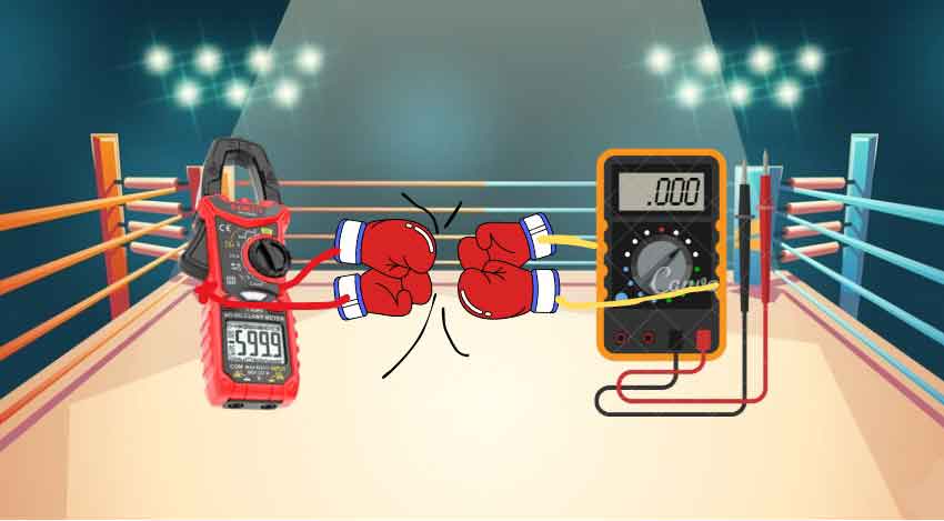 difference between a clamp meter and a multimeter